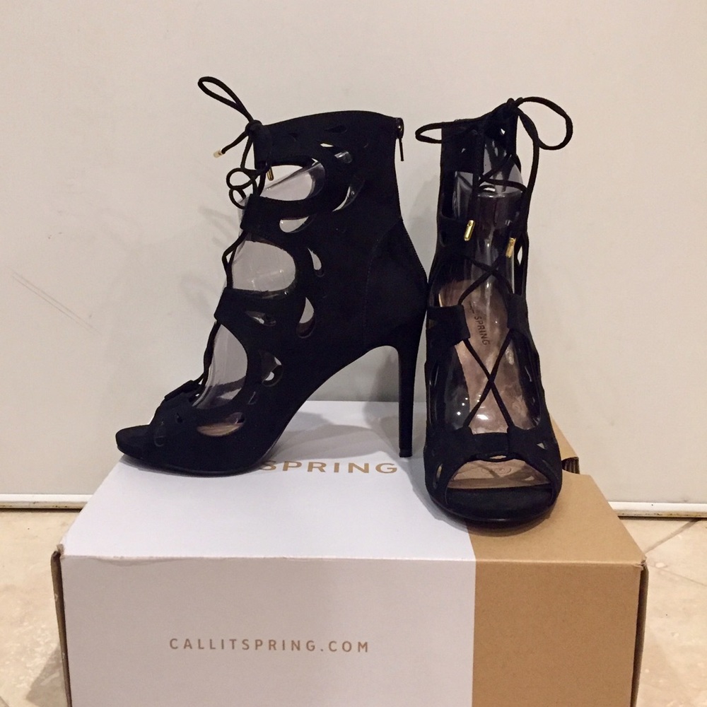 Lace Up Heels